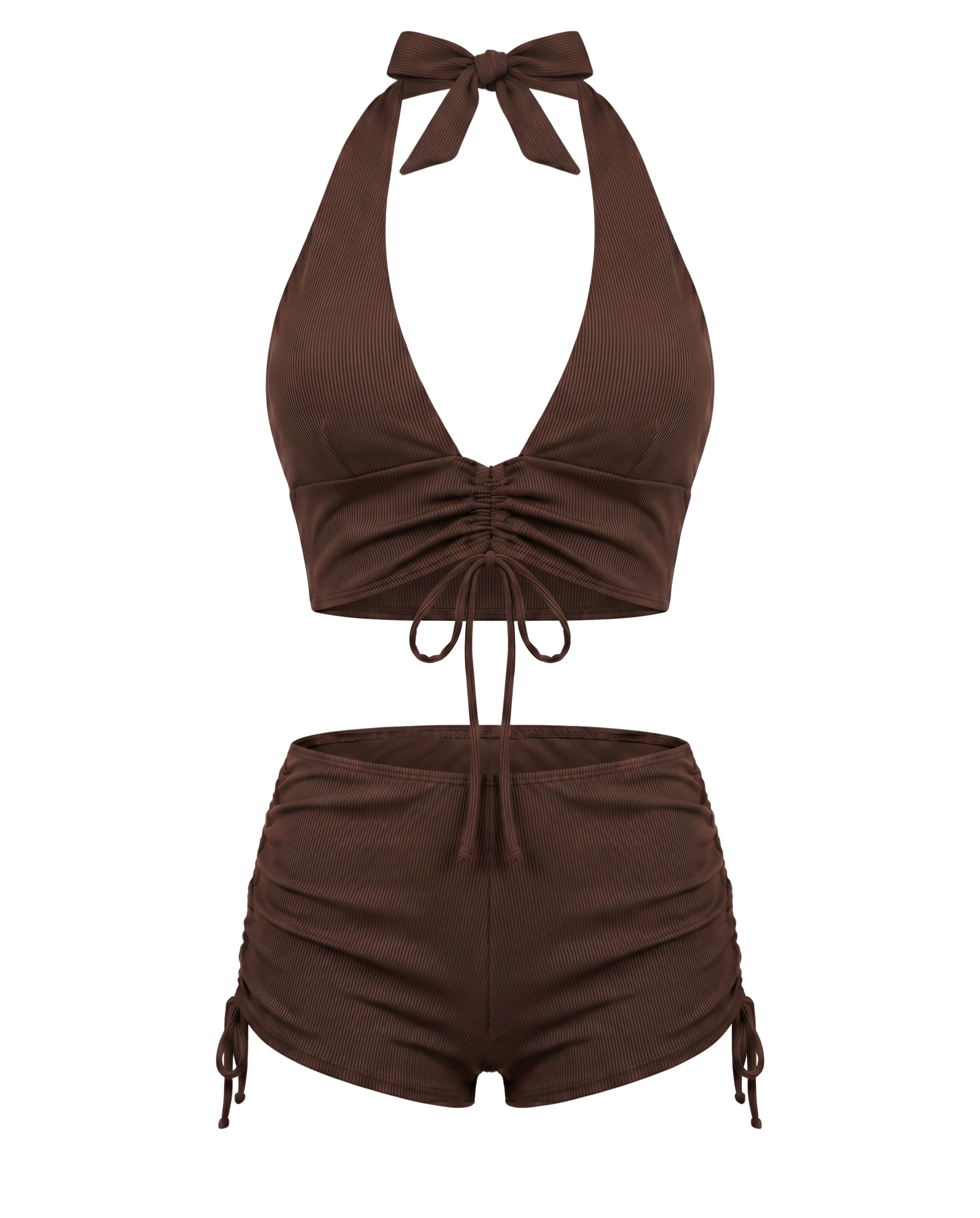 Bikini de Dos Piezas Marrón