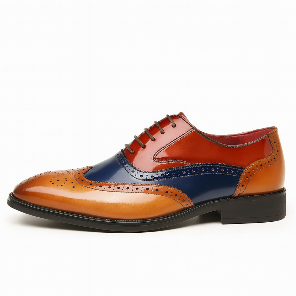 Zapatos Oxford elegantes con perforaciones