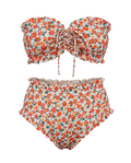 Bikini Floral sin Tirantes