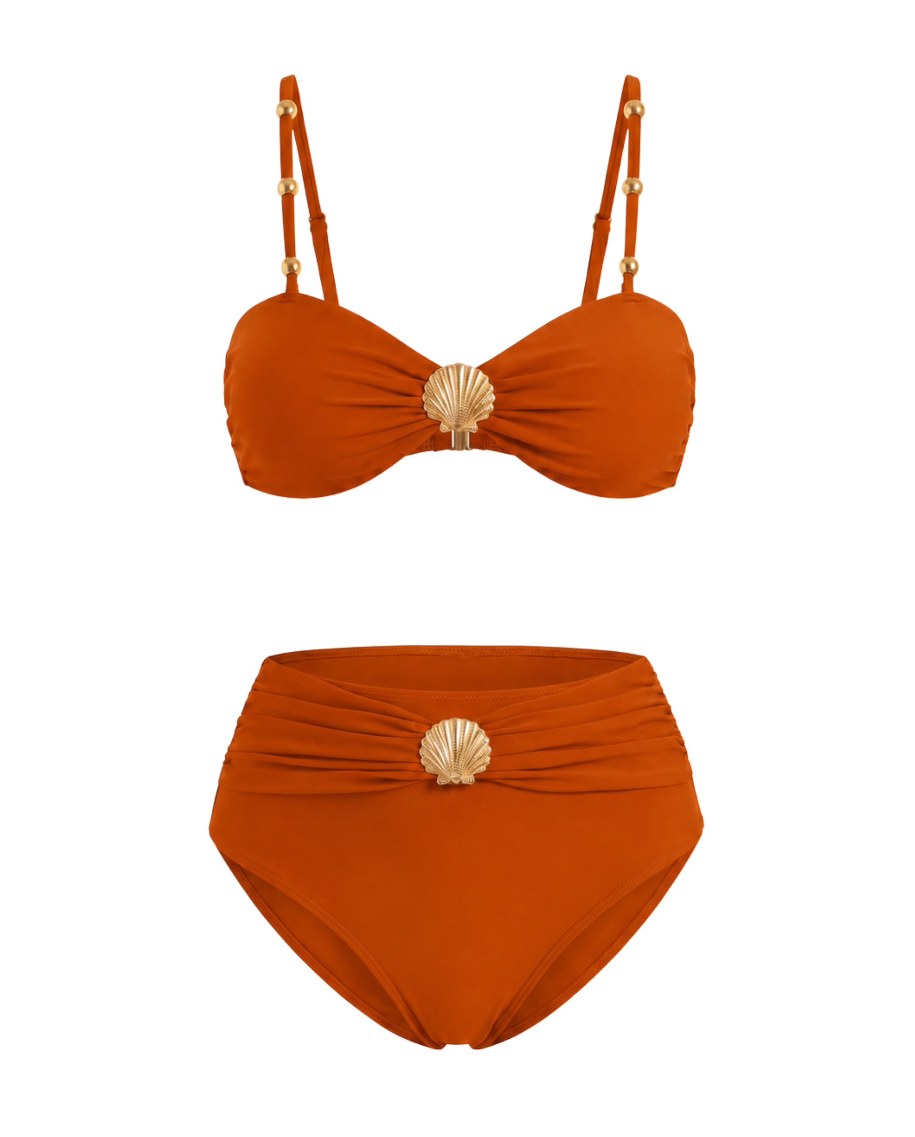 Bikini con Brillo Metálico