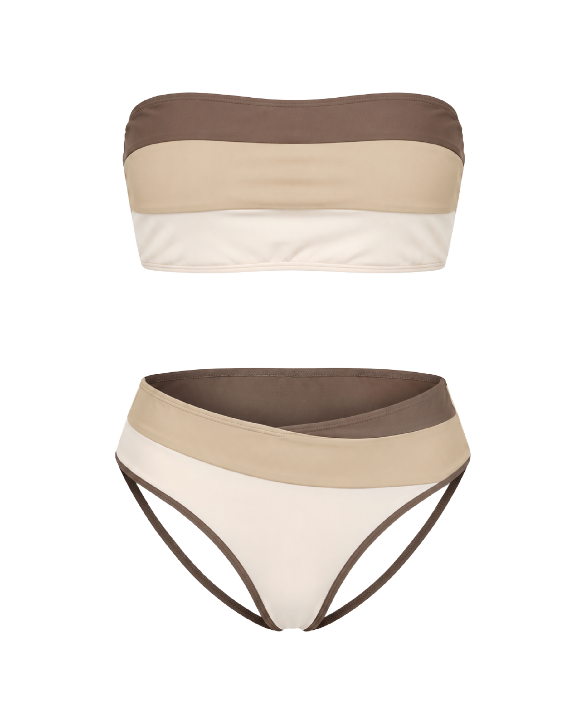 Bikini Colorblock en Contraste