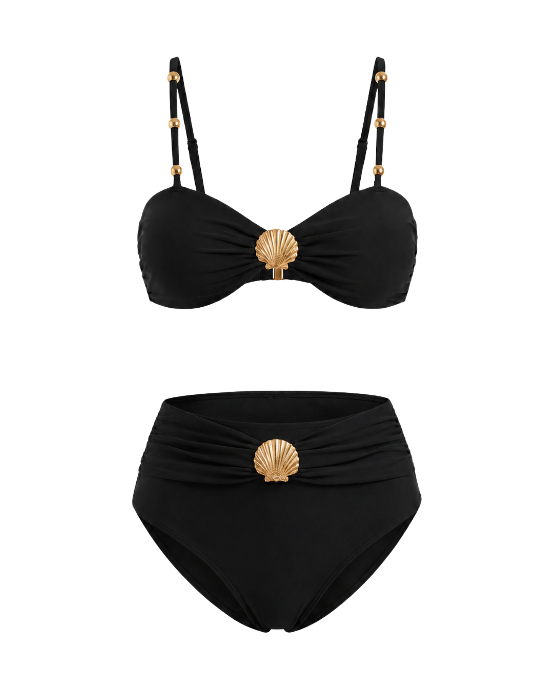 Bikini con Brillo Metálico