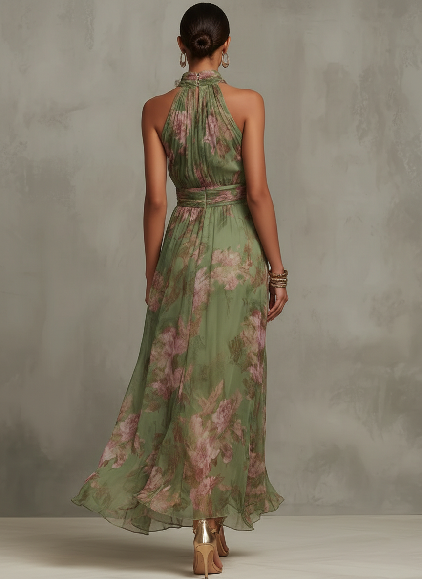 Livia | Elegante Vestido Floral para Noches de Primavera