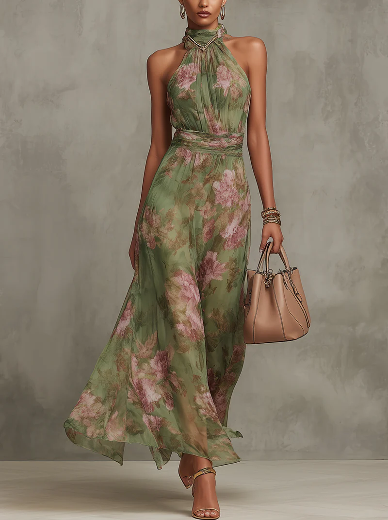 Livia | Elegante Vestido Floral para Noches de Primavera