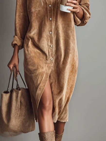 Estela | Vestido de Pana