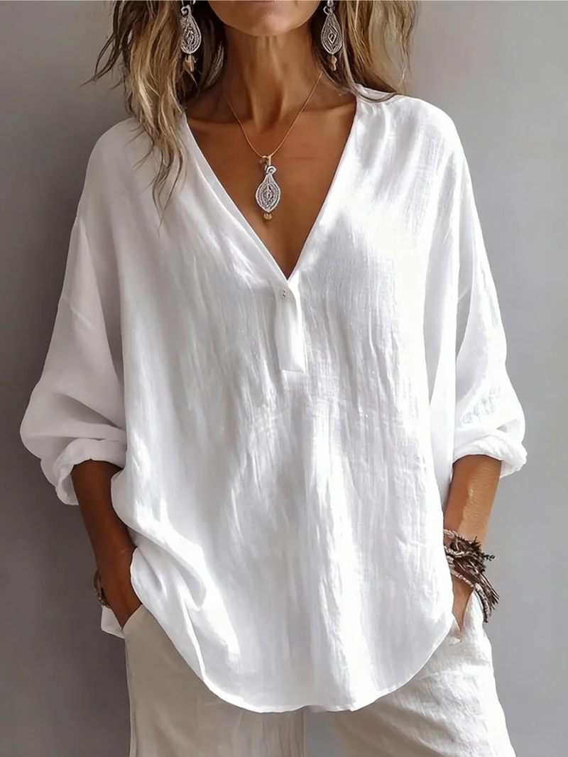 Laura | Blusa con Escote en V