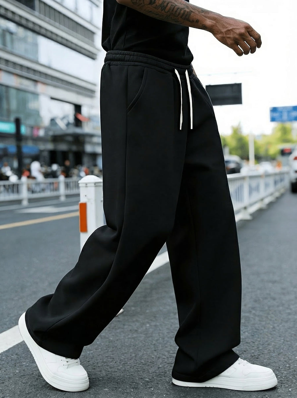 Jayden | Jogger de Ajuste Ancho - Relajado, Moderno y Máximo Confort