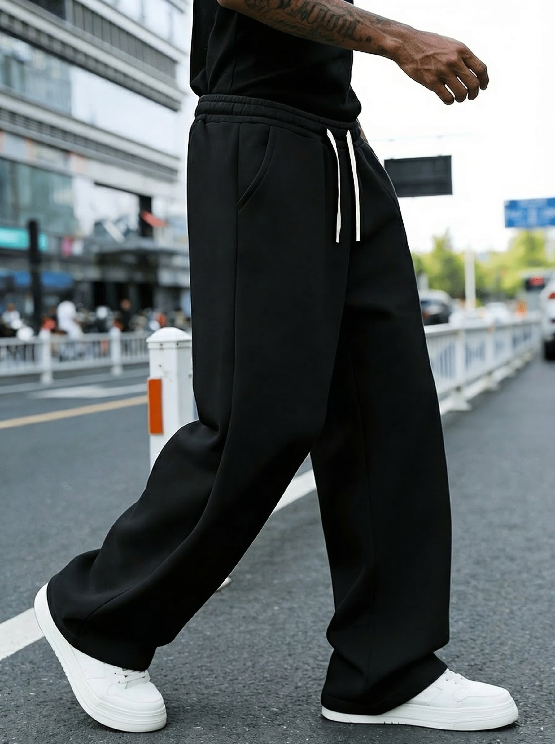 Jayden | Jogger de Ajuste Ancho - Relajado, Moderno y Máximo Confort