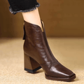 Claudia | Botas de Lujo con Tacón Medio