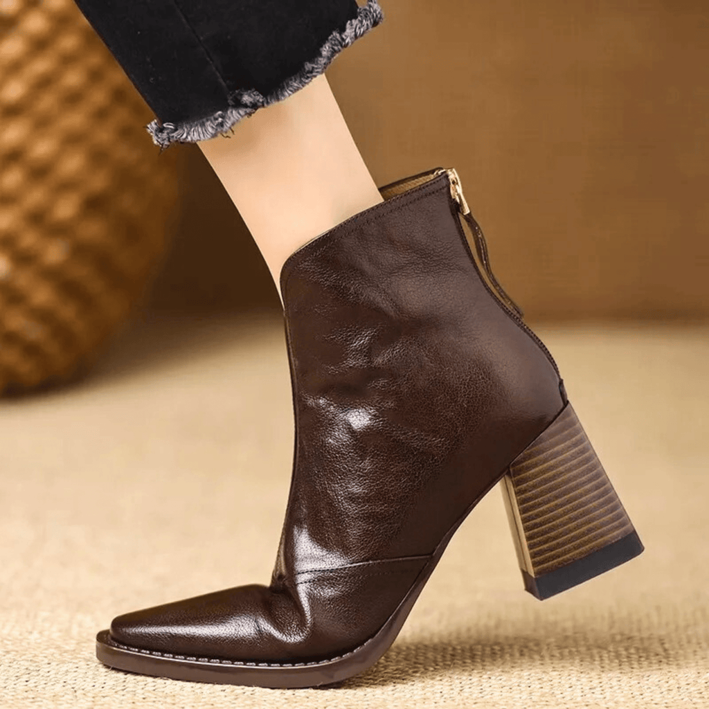 Claudia | Botas de Lujo con Tacón Medio